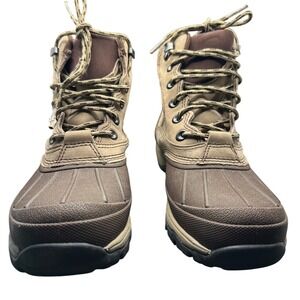 LL Bean Womens 8.5 M‎ Brown Leather TEK 2.5 Waterproof Duck Boots Hiking